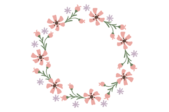 Cute Floral Wreath: Elevate Your Decorative Prints