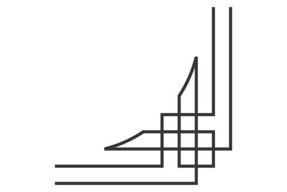 Decorative Elegant Corner: The Power of the Black Line