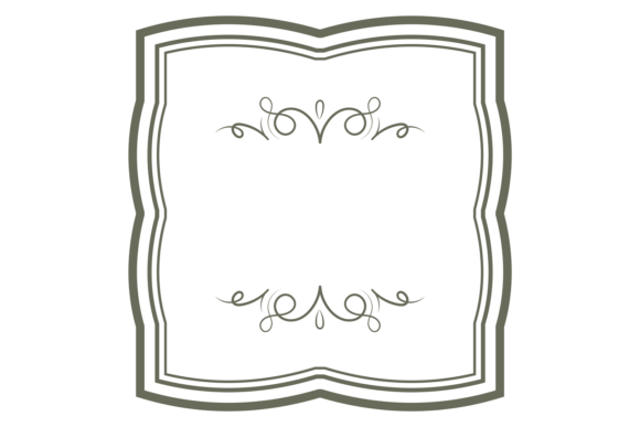 Decorative Square Frame. Vintage Monogra: A Designer's Secret Weapon