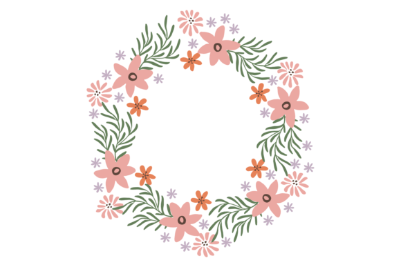 Floral Wreath: Your Go-To Decorative Print Element