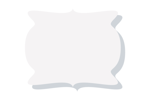 Paper Label Template. Decorative Shape B: Crafting with Intention