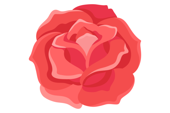 Red Rose Element: Decorative Botany for Elegant Designs
