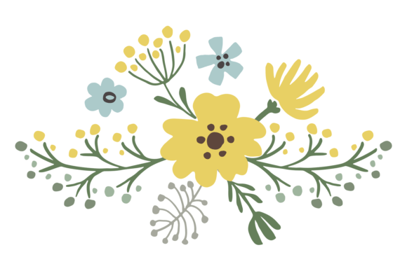 Spring Flowers and Branches: A Decorative Font for Fresh Branding