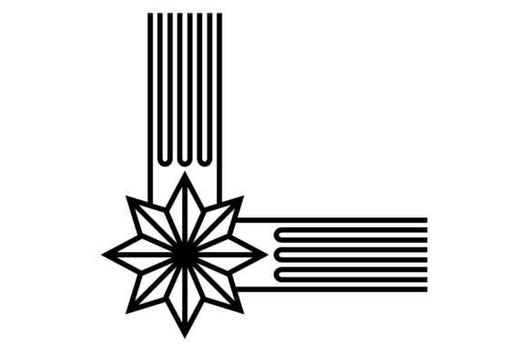 Timeless Charm: The Geometric Star Decorative Corner