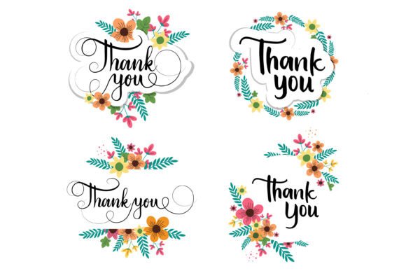 Using Decorative Thank You Script in Your Designs