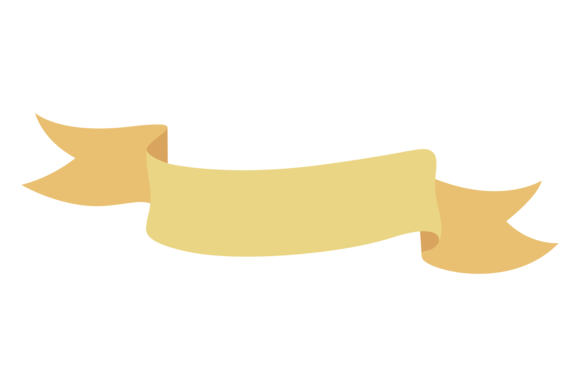 Yellow Banner Flag: The Blank Decorative Title for Bold Statements